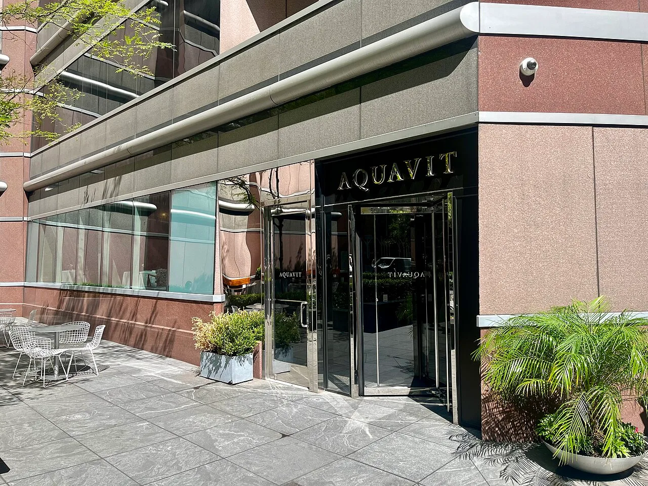 Aquavit restaurant on East 55th Street, New York