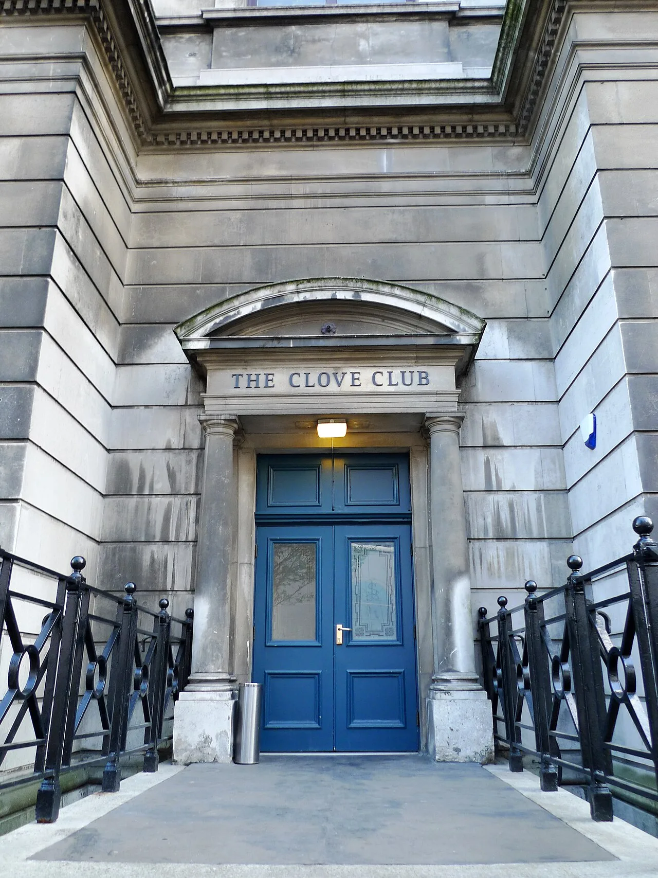 Clove Club restaurant in the former Shoreditch Town Hall, London