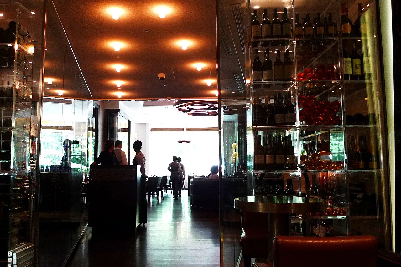 Entrance to Dinner by Heston Blumenthal in Knightsbridge, London