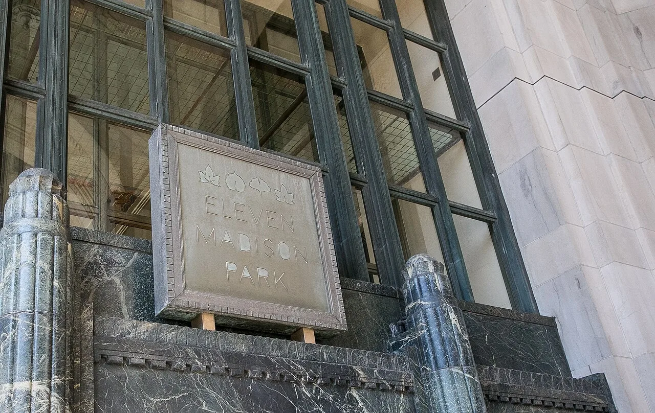 Eleven Madison Park signage, New York City