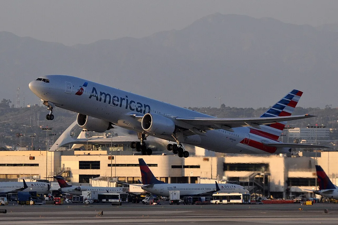 American Airlines Boeing 777 aircraft.