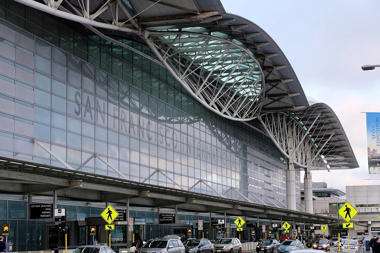 San Francisco International Airport, home to the United Polaris Lounge.