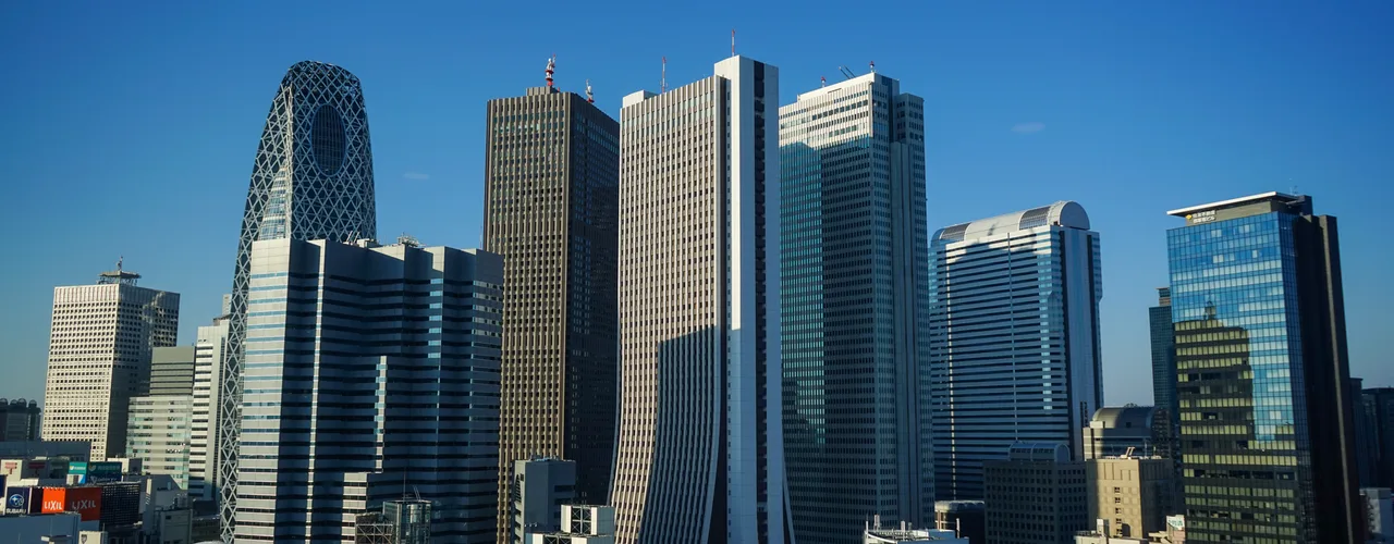 Shinjuku skyscraper skyline in Tokyo