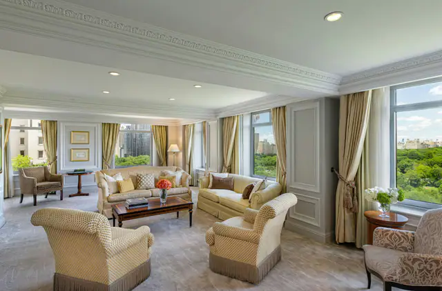 The Ritz-Carlton New York, Central Park, New York — exterior and approach