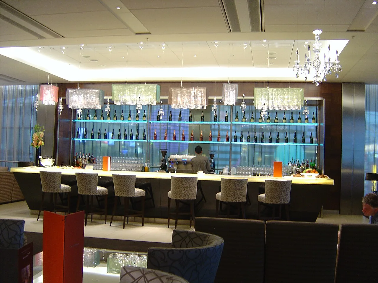 British Airways Galleries lounge at Heathrow Terminal 5.