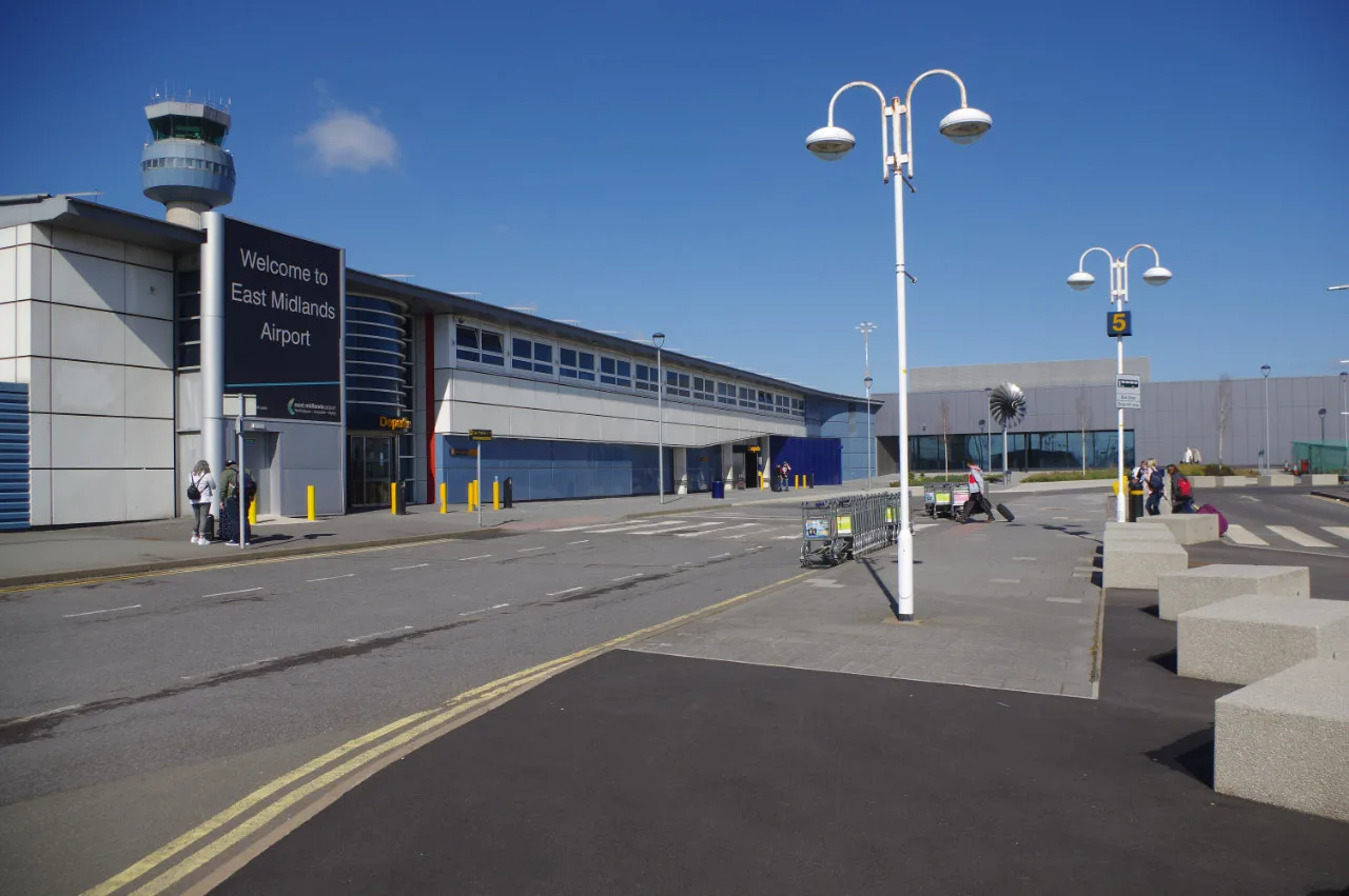 East Midlands Airport — Nottingham and Derby regional hub.
